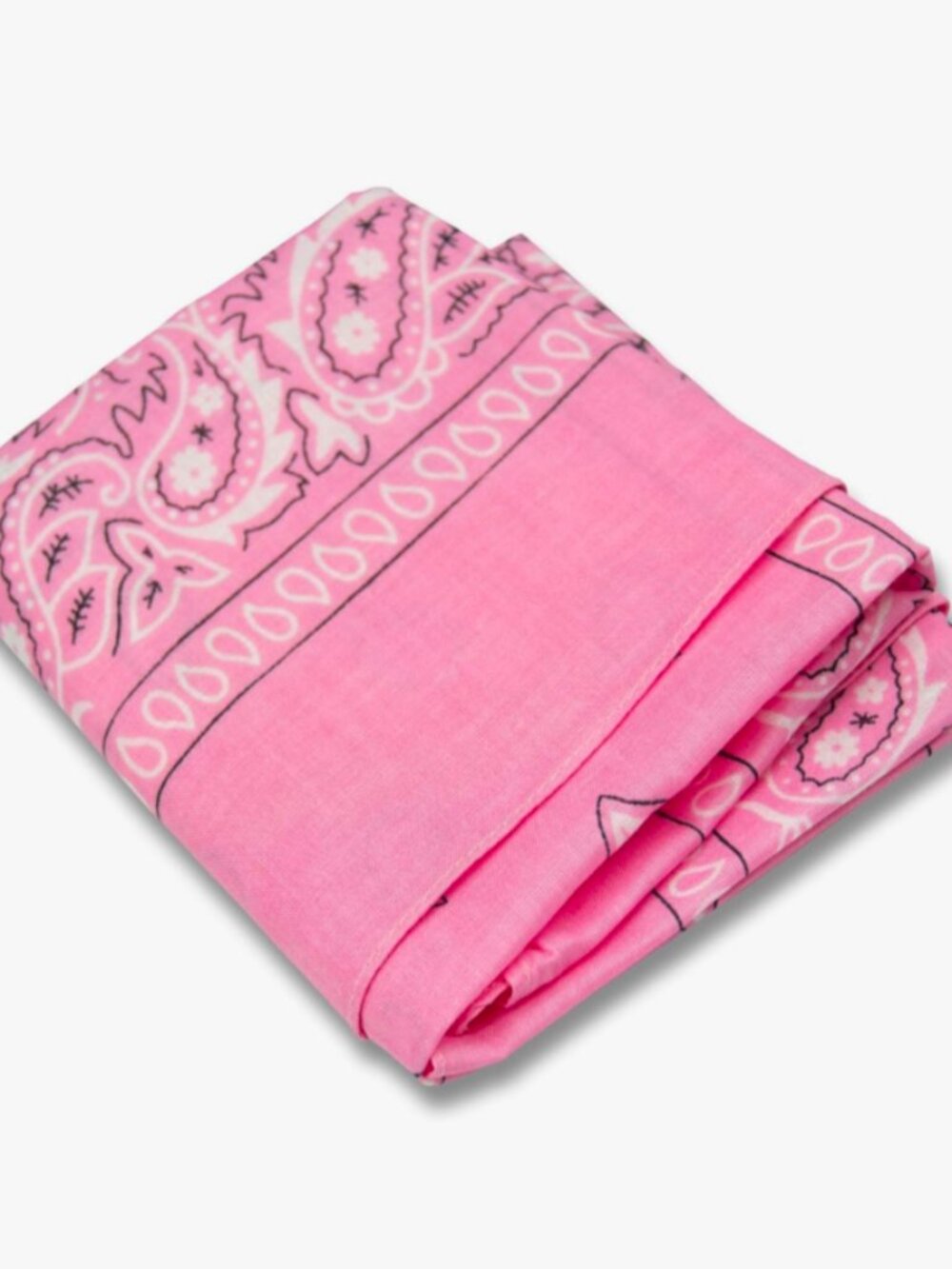 5 pink bandanas
